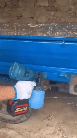 Royallure Effortless PaintMaster Pro – Universell Batteridriven Sprutpistol, Lättviktig DIY Finish