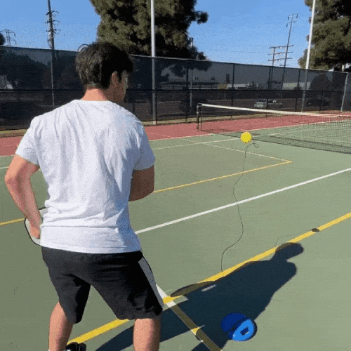 Royallure Luminous Pickleball Trainer med Extra-Greppande Bas & Luminös Boll