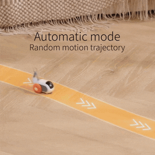 Royallure Smart Interaktiv Kattleksak med Fjärrkontroll – USB-C, 8-Timmars Spel, Hinderundvikelse