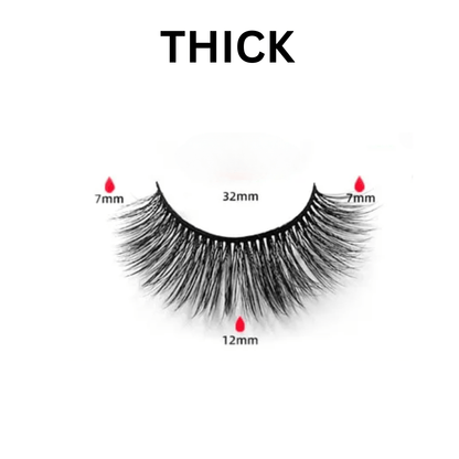 GLAMIX – Återanvändbara självhäftande ögonfransar för en felfri look