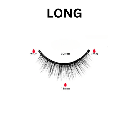 GLAMIX – Återanvändbara självhäftande ögonfransar för en felfri look