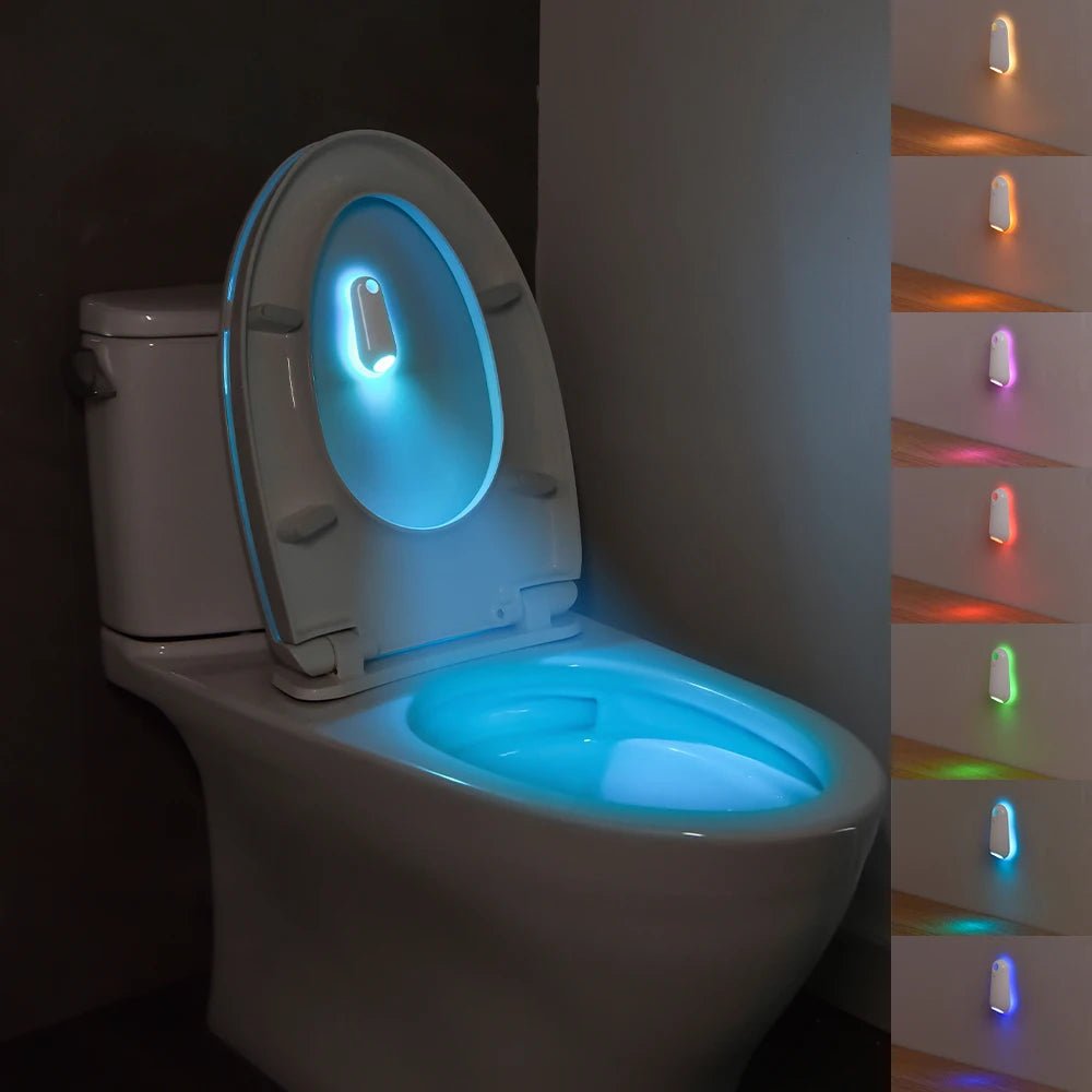 GlowBowl Motion – Rörelsesensor-toalettsljus med 7 RGB-färger