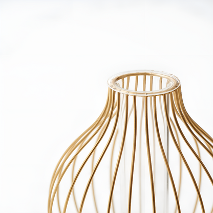 Snygg metallramvägg