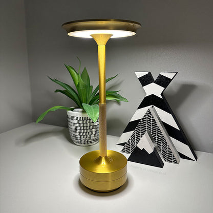 Trådlös Bordslampa | 25h USB-C Uppladdningsbar | Touch Dimmbar med 3 Färglägen | IP66 Utomhussäker