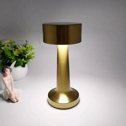 Bordslampa Touch LED uppladdningsbart metallampor