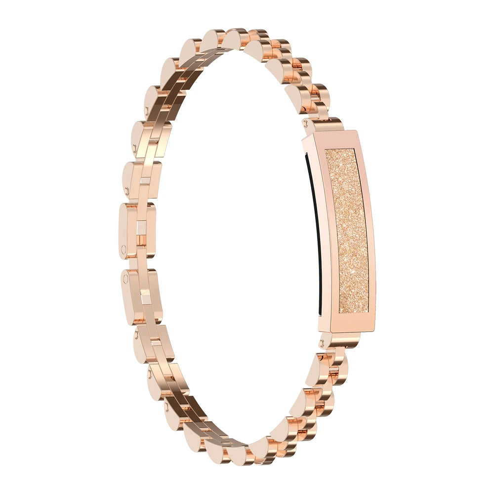 Smart kedjearmband för kvinnor – Bluetooth fitness tracker med hjärtfrekvens, blodsyre, sömnmonitor, flera sportlägen och app-synkronisering