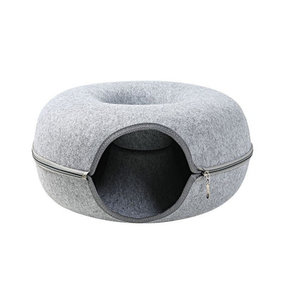 Katt Donut Säng