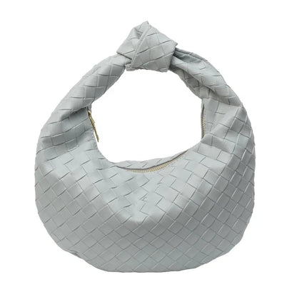 Handväska Vegansk Läder Vävda Axeltassen