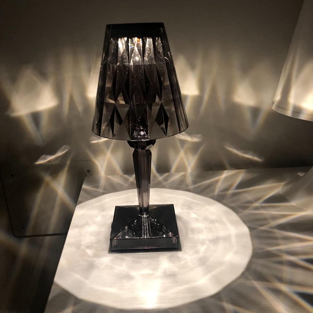 Funklande Kristallampa