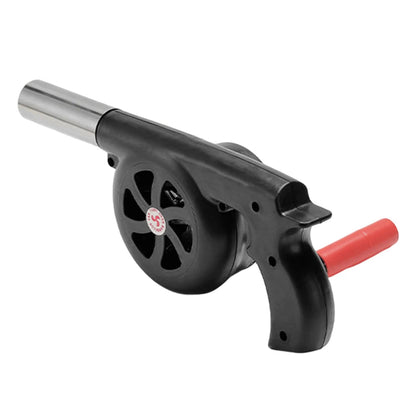 GRILLBLOW – Bärbar Handkedjadriven BBQ-fläkt för utomhusmatlagning