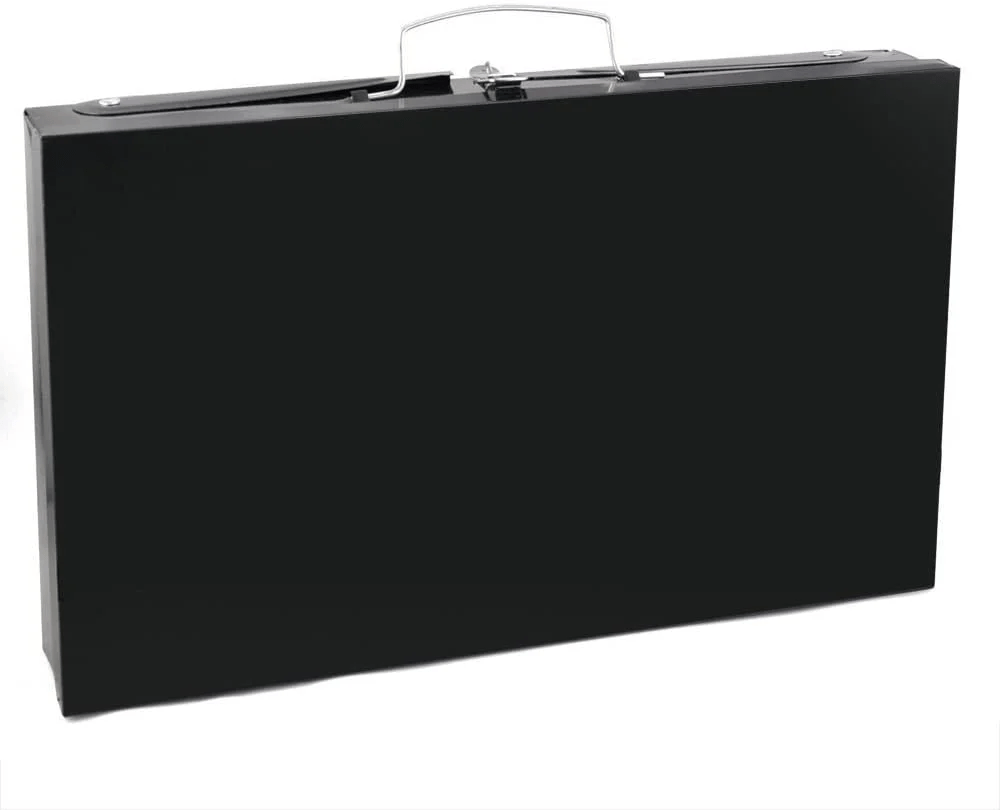 Grillmate Fold - hopfällbar stål koffertgrill för trädgård, camping och utomhus BBQ