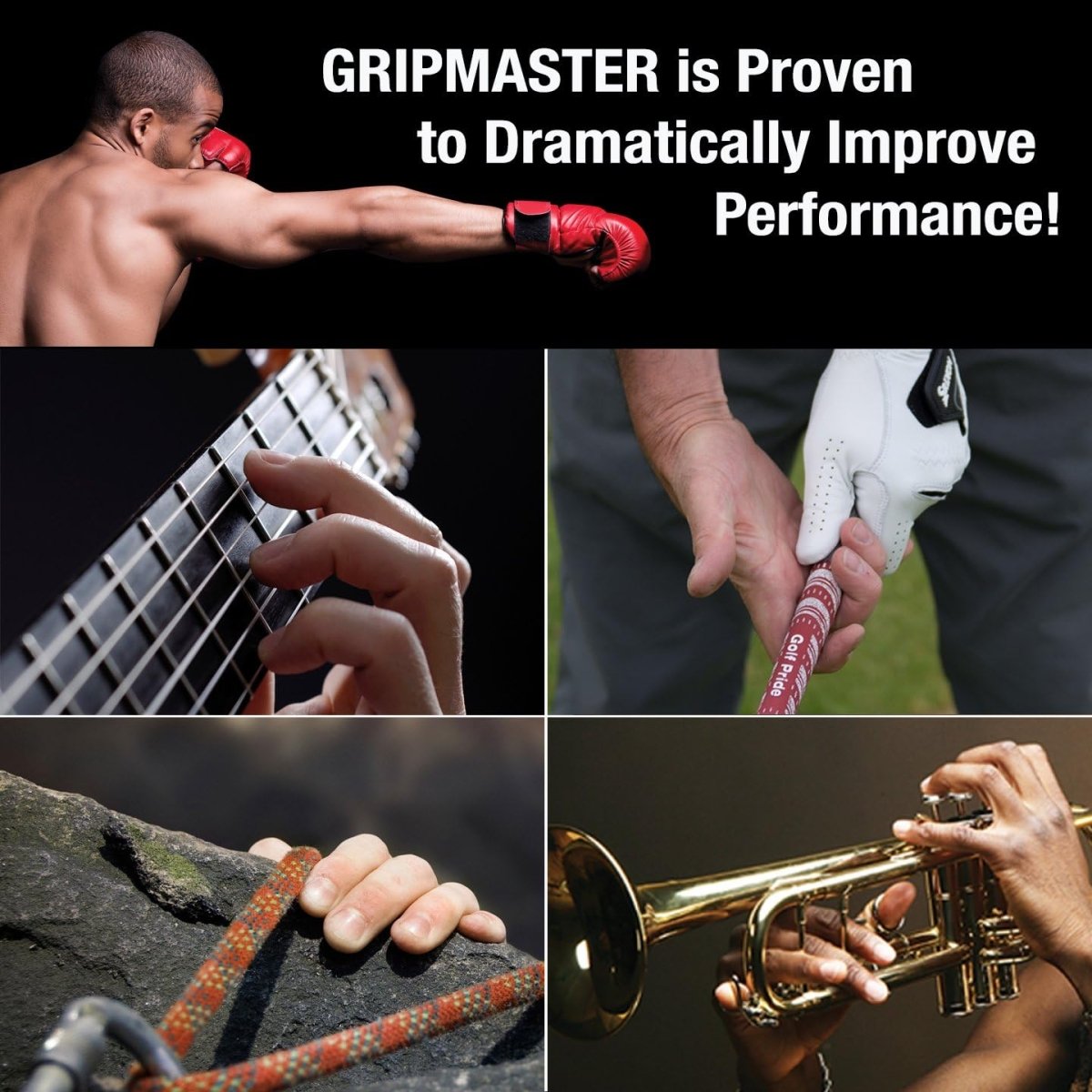 Gripmaster Justerbar Handstyrketränare - Förbättrar fingerstyrka, flexibilitet och fingerfärdighet - Kompakt och bärbar tränare för idrottare och musiker