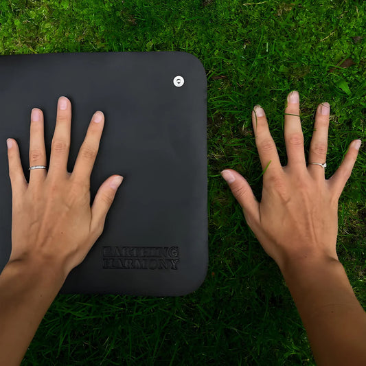 Jordmatta av kolfiberläder för elektroniska apparater och hälsa