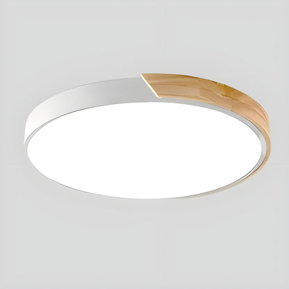 LED-taklampa i trä - Dekorativ &amp; Modern i mjuka macarons färger Skandinaviskt design