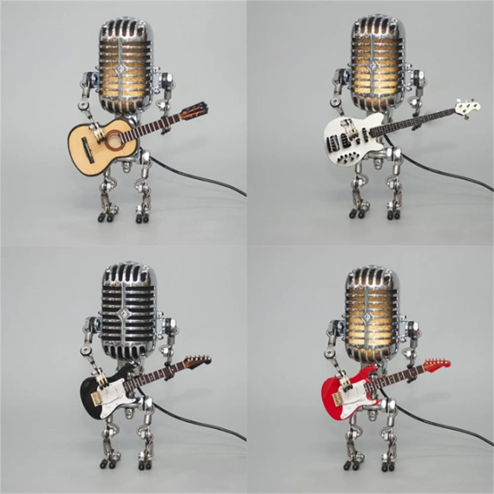 Guitarlampa - Robotlampa med gitarr