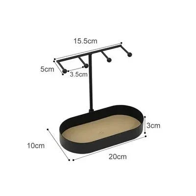 Liten Hallway Organizer Tray - Miljövänlig Metalls Stil