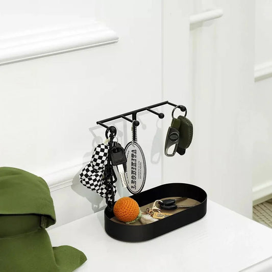 Liten Hallway Organizer Tray - Miljövänlig Metalls Stil