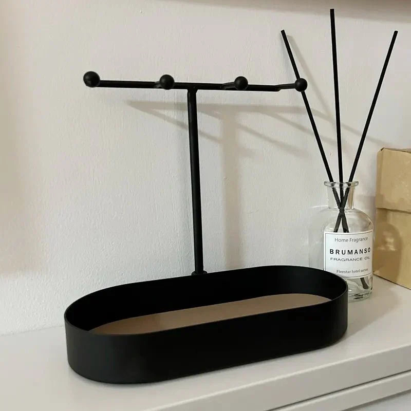 Liten Hallway Organizer Tray - Miljövänlig Metalls Stil