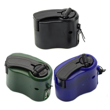 HandCrank Laddning – Bärbar USB Nödladdare för Utomhusöverlevnad