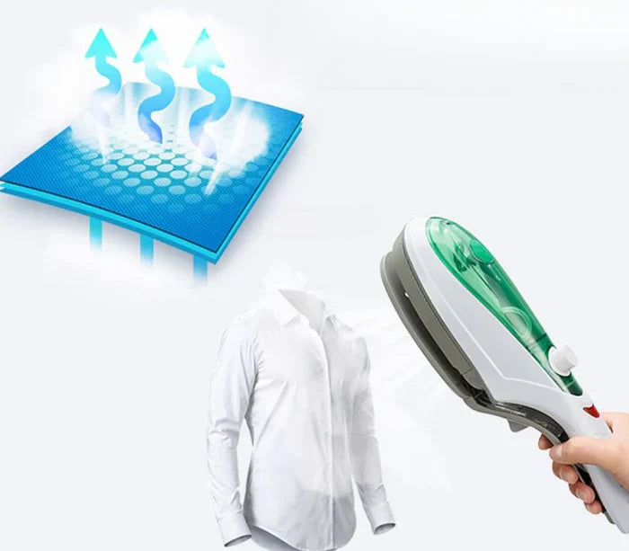 PressEase - Bärbart ångstrykjärn för rynkfritt klädesplagg överallt