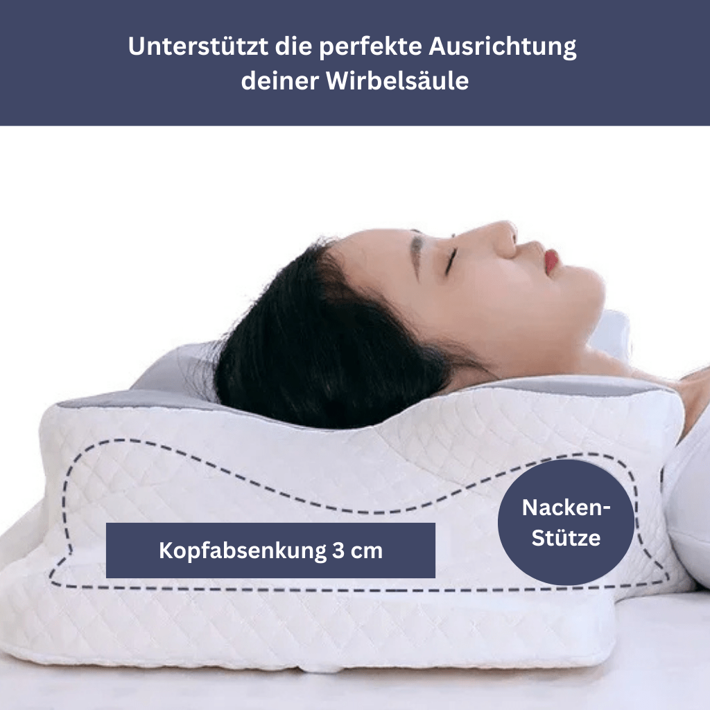 Health Pur Pillow - Ergonomiskt kuddar av minnesskum för att lindra nack- och axelsmärtor
