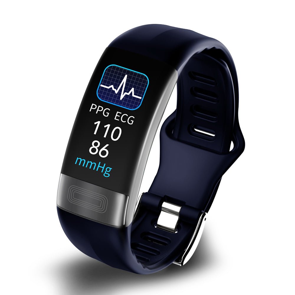 HealthTrack Pro – Intelligent armband med EKG, hjärtfrekvensövervakning &amp; meddelanden