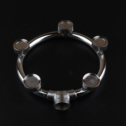 Högtrycks-injektor-sprayar - rostfritt stål trädgårdsredskap med flera munstycken för effektiv växtbevattning och gödseltillförsel