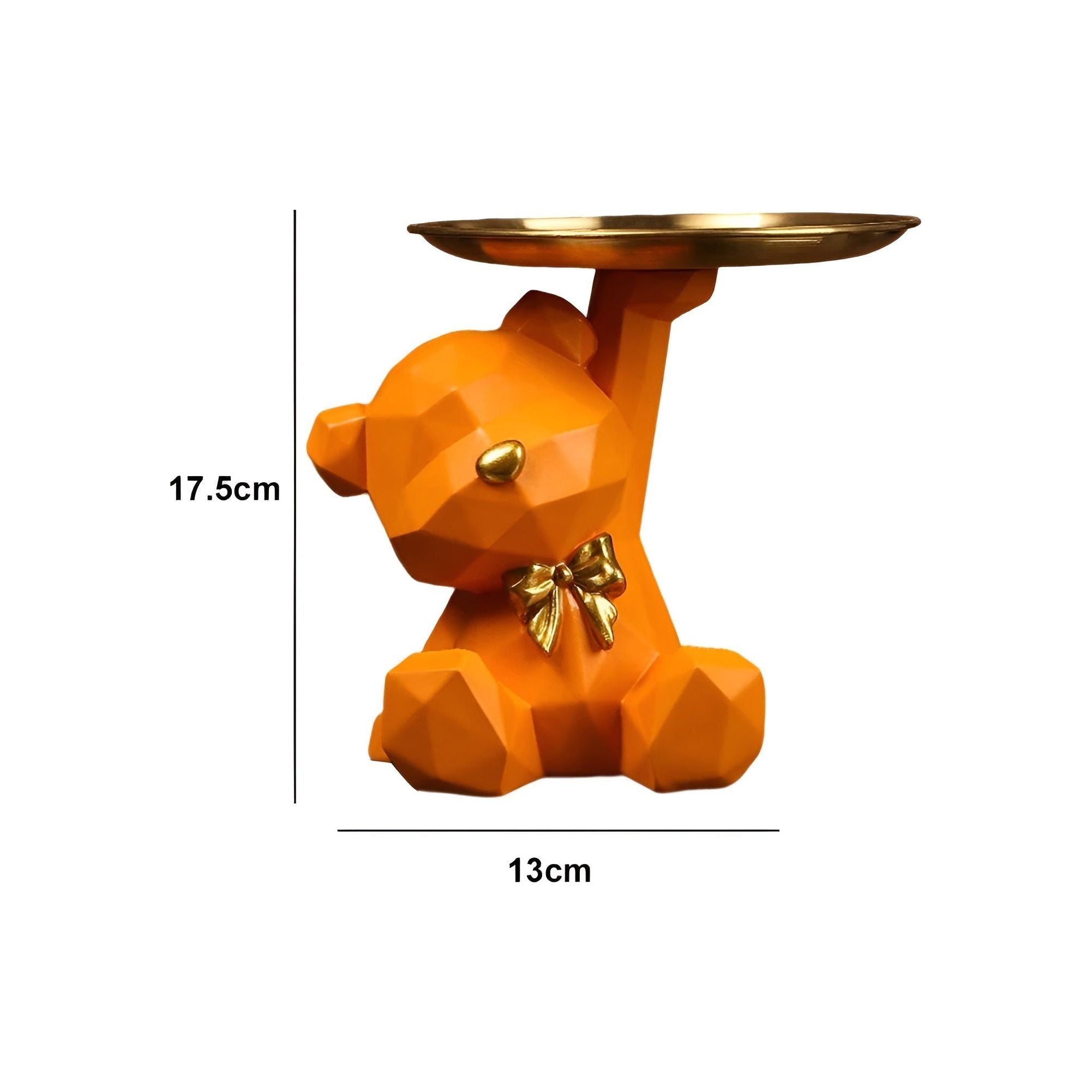 Bear Key Holder - Multifunktionell Geometrisk Björn Nyckelhållare och Skrivbordsdekoration