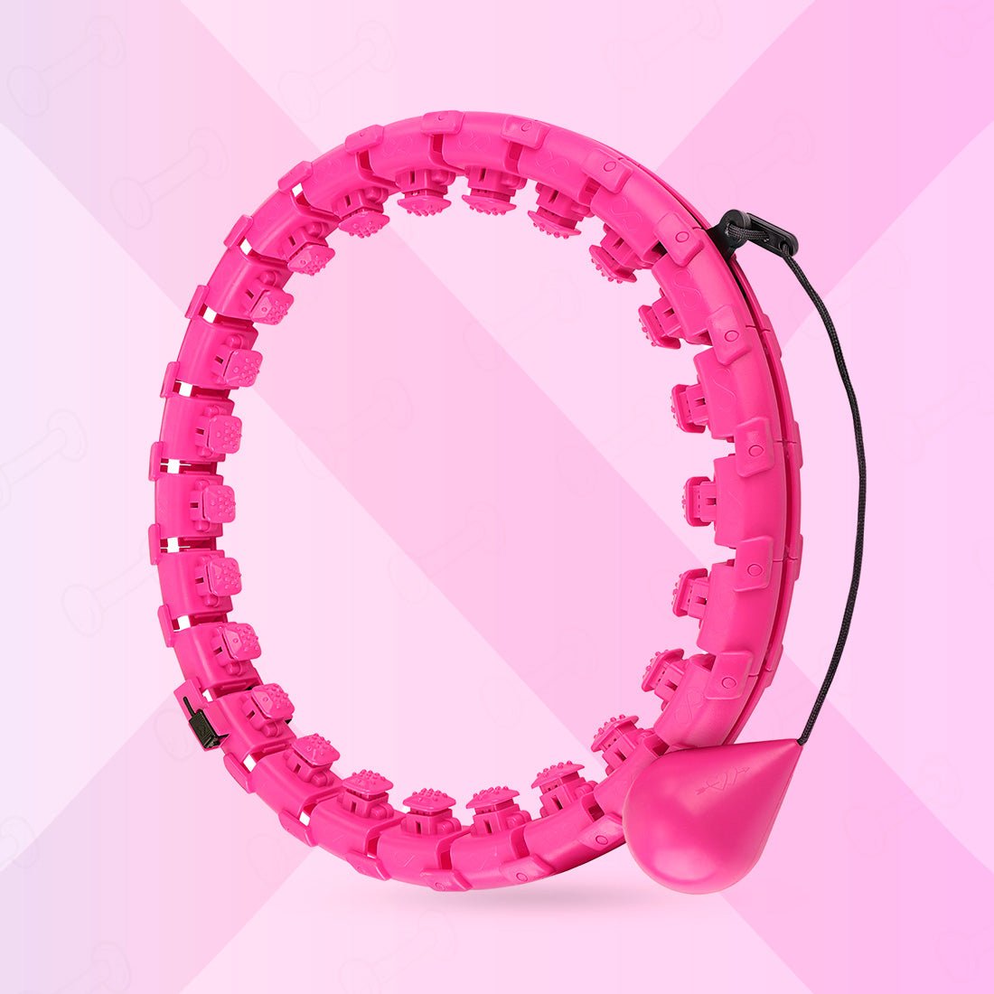 Hulafit Pro - Justerbar Smart Hula Hoop-rör för träning hemma