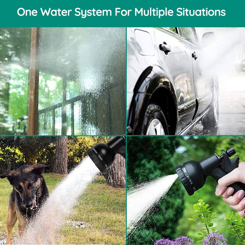 HYDROFLEX – 100FT utsträckbar trädgårdsslang för enkelt vattnande