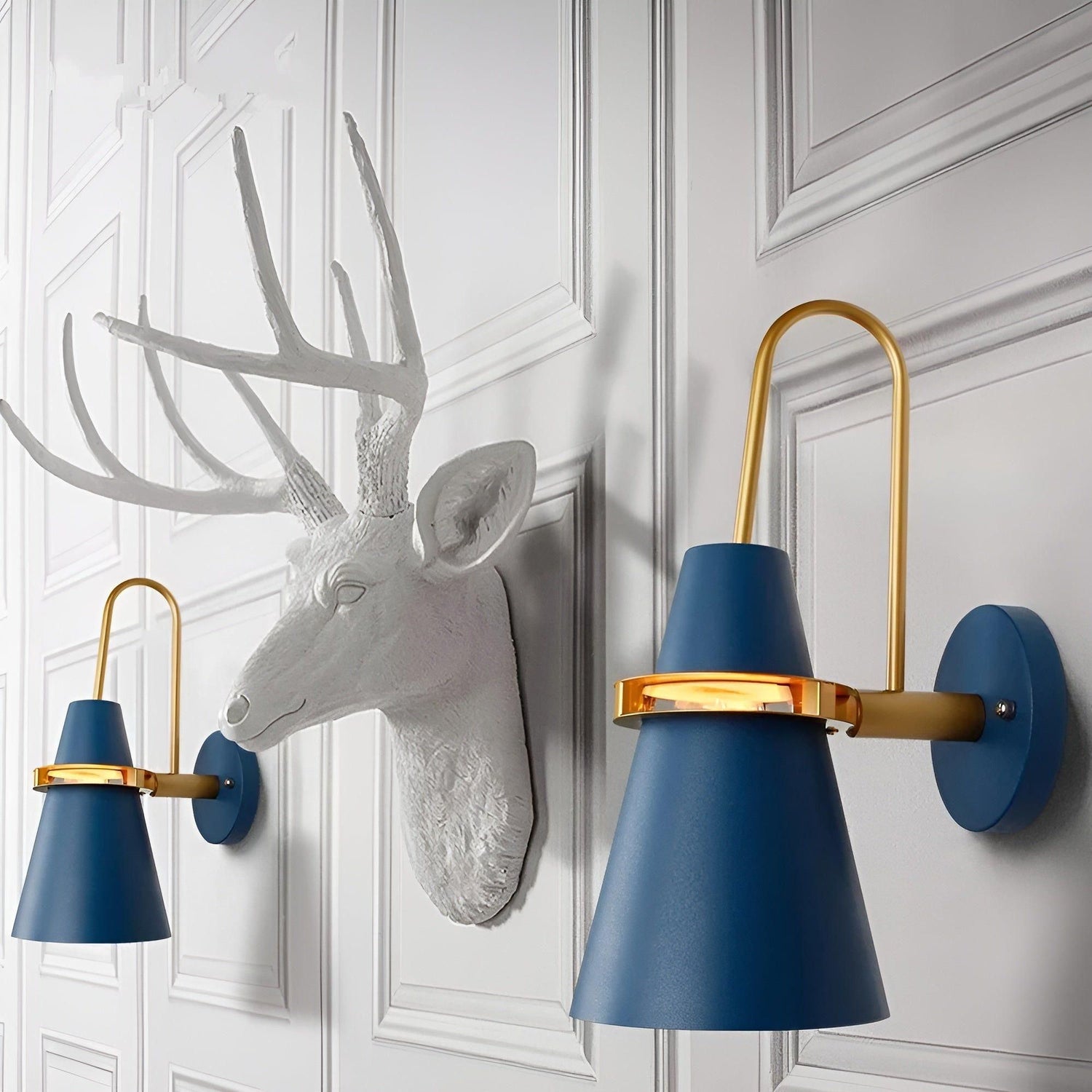 LuxeHorn Glow - Macaron Designer Vägglampa med Modern Horn Elegans