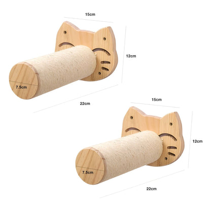 PurrMount Board - Väggmonterad kattklättrande bräda med klösträd