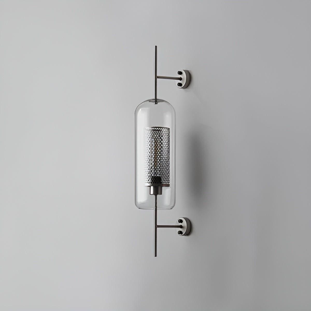 SleekGlass Lampa - Nordisk Elegant Glass Vägglampa för Modern Inredningsdesign