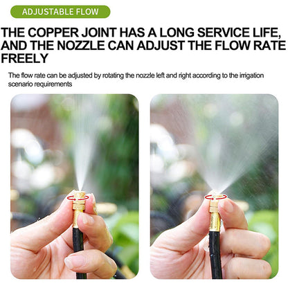 Droppbevattningskit med 360° flexibel slang