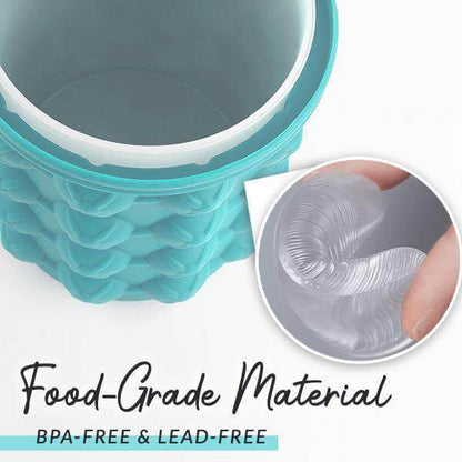 IceCube Maker - Platssparande 2-i-1 isbitsbehållare och dryckkylare