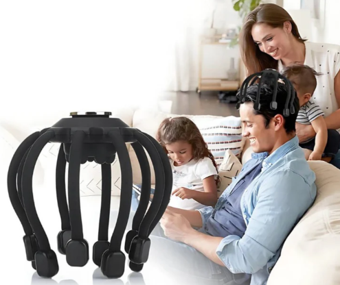 Huvudmassageapparat Elektrisk Huvudbotten Stresslindringsverktyg