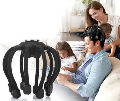 Huvudmassageapparat Elektrisk Huvudbotten Stresslindringsverktyg