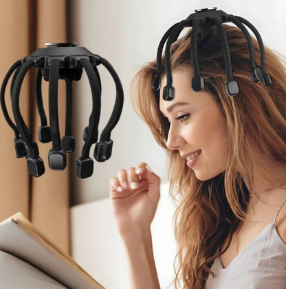 Huvudmassageapparat Elektrisk Huvudbotten Stresslindringsverktyg