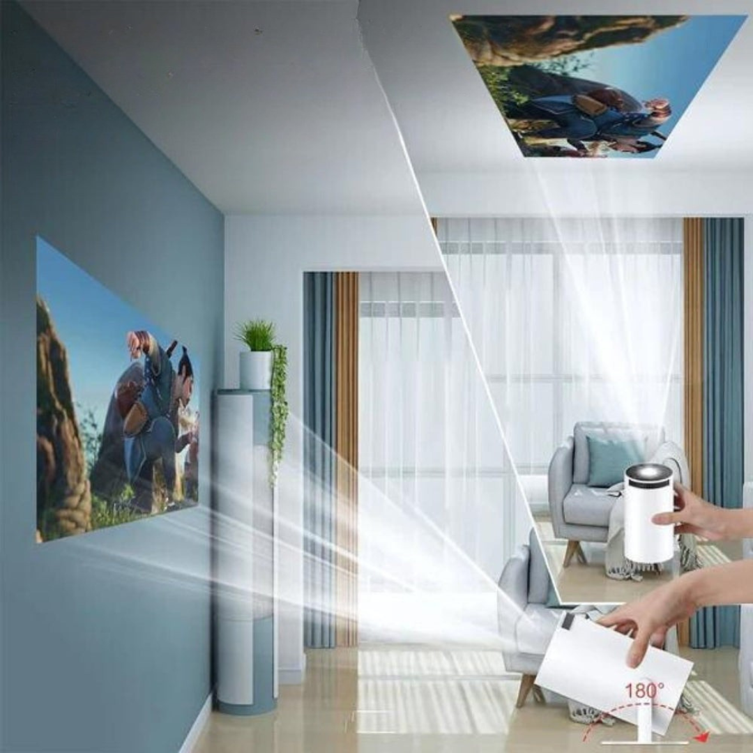 Hemprojektor med 4K-stöd och WiFi