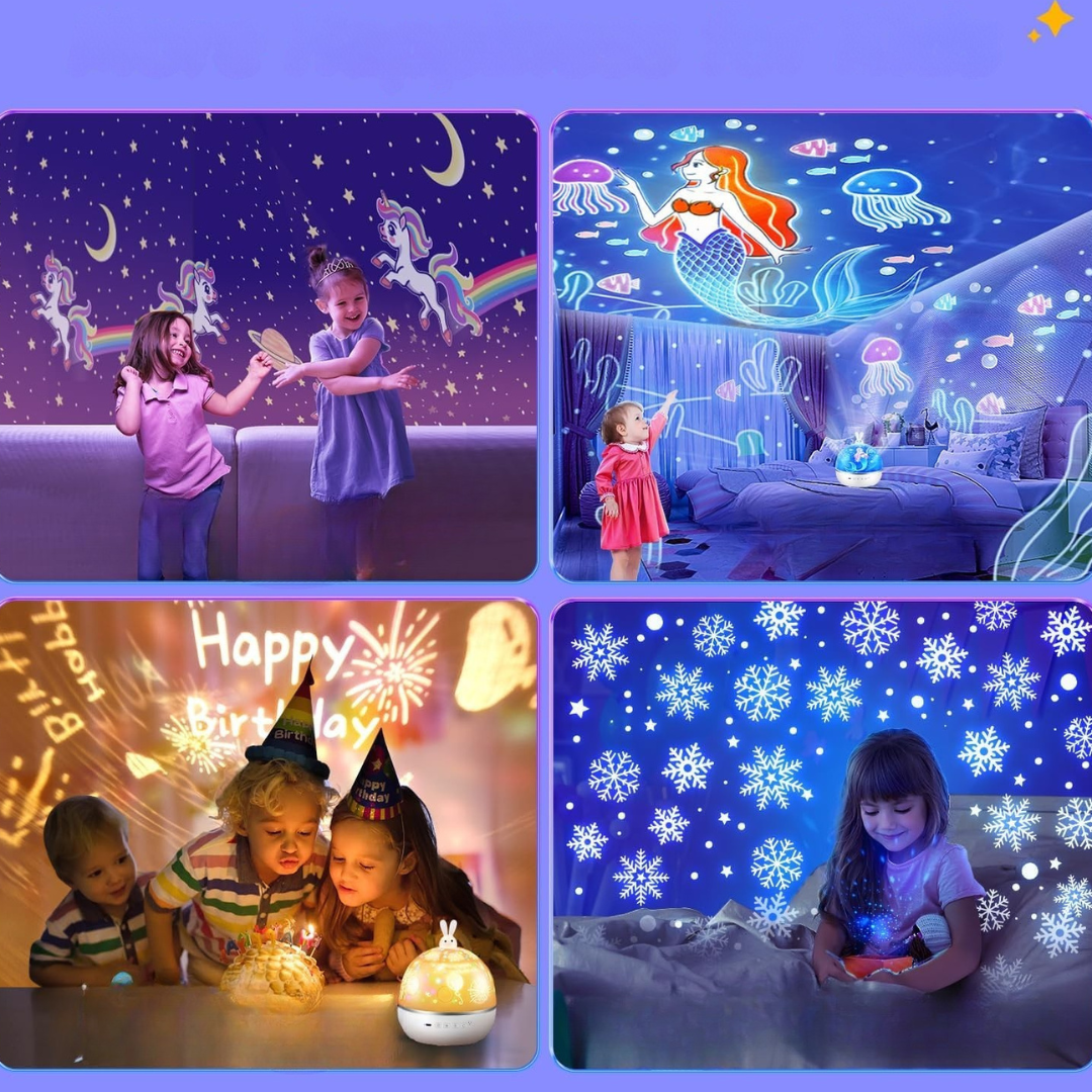 Galaxy Star Projektor Ljus för Sovrum