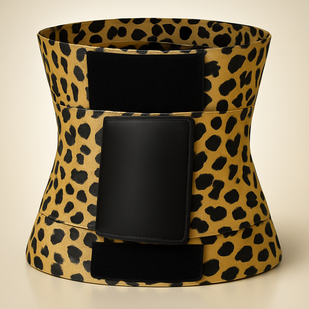 Midjetränare Svettbälte Kroppskontur Omslag