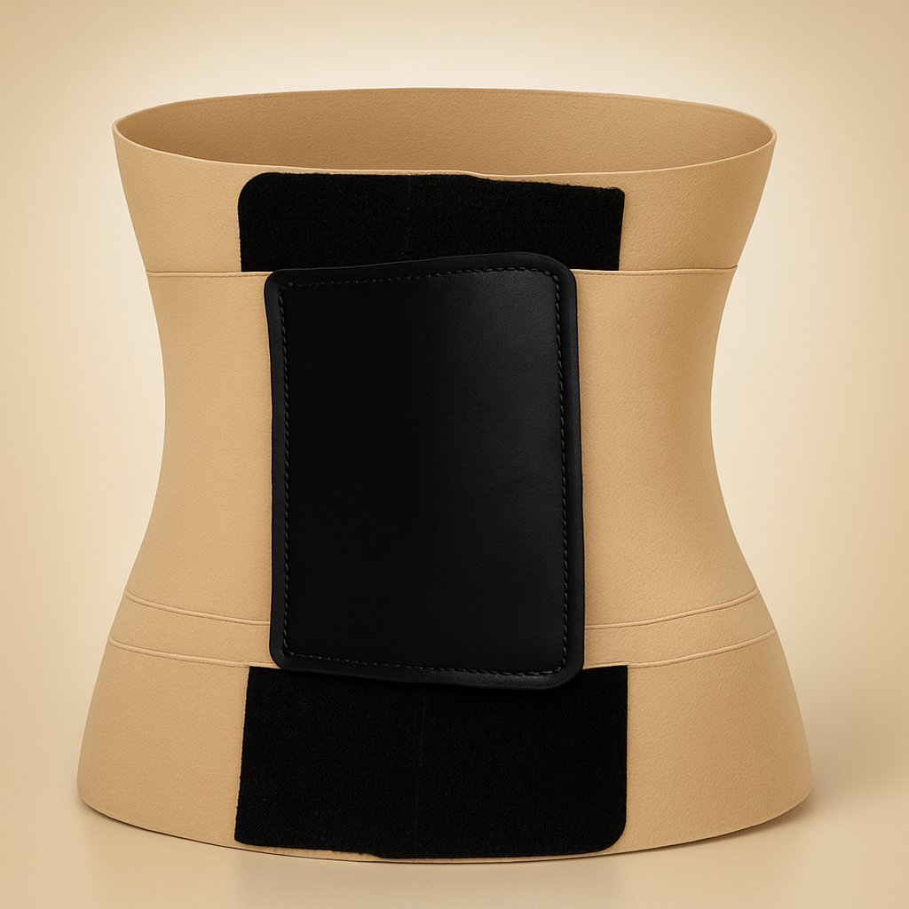 Midjetränare Svettbälte Kroppskontur Omslag