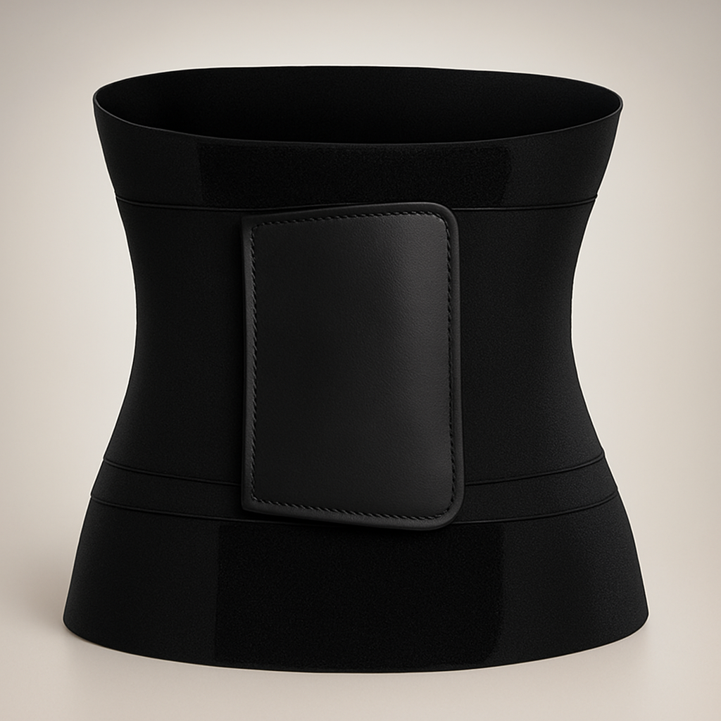Midjetränare Svettbälte Kroppskontur Omslag