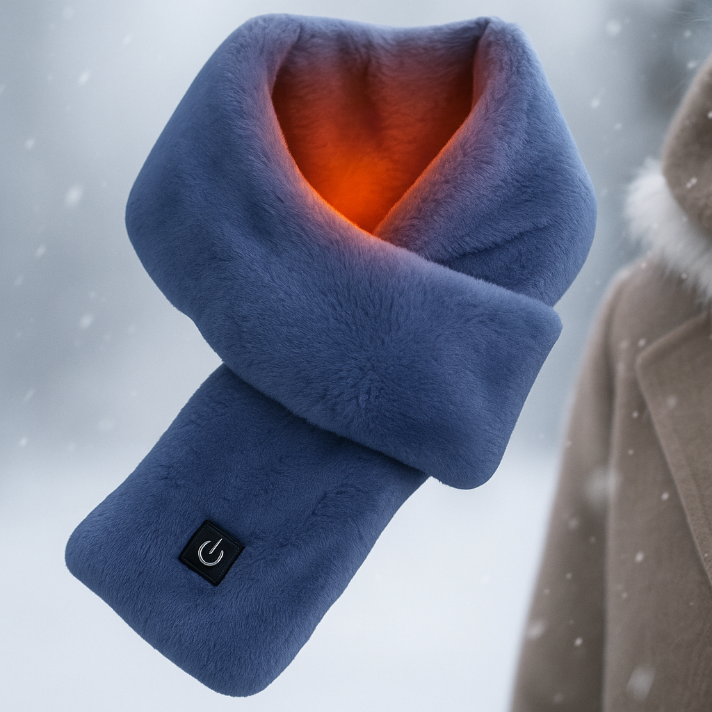 Värmande Halsduk med Mjuk Fleece för Vinterns Värme