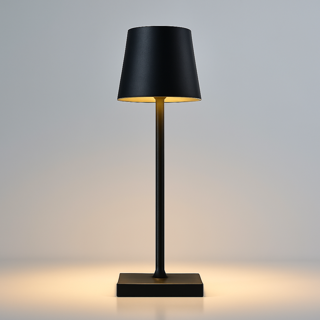Trådlampuppladdningsbar LED Bordslampa