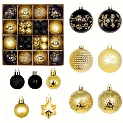 Julgranskulor Set – Plast Hängande Smycken