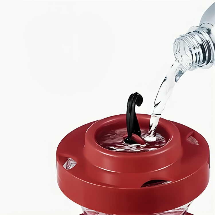 Fågelmatare med hängande myggfri design