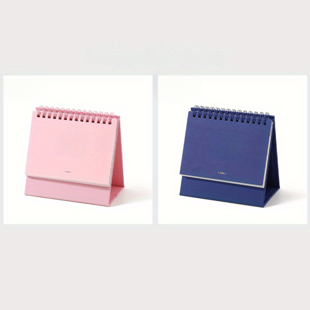 Skrivbordskalender med daglig planerare-layout