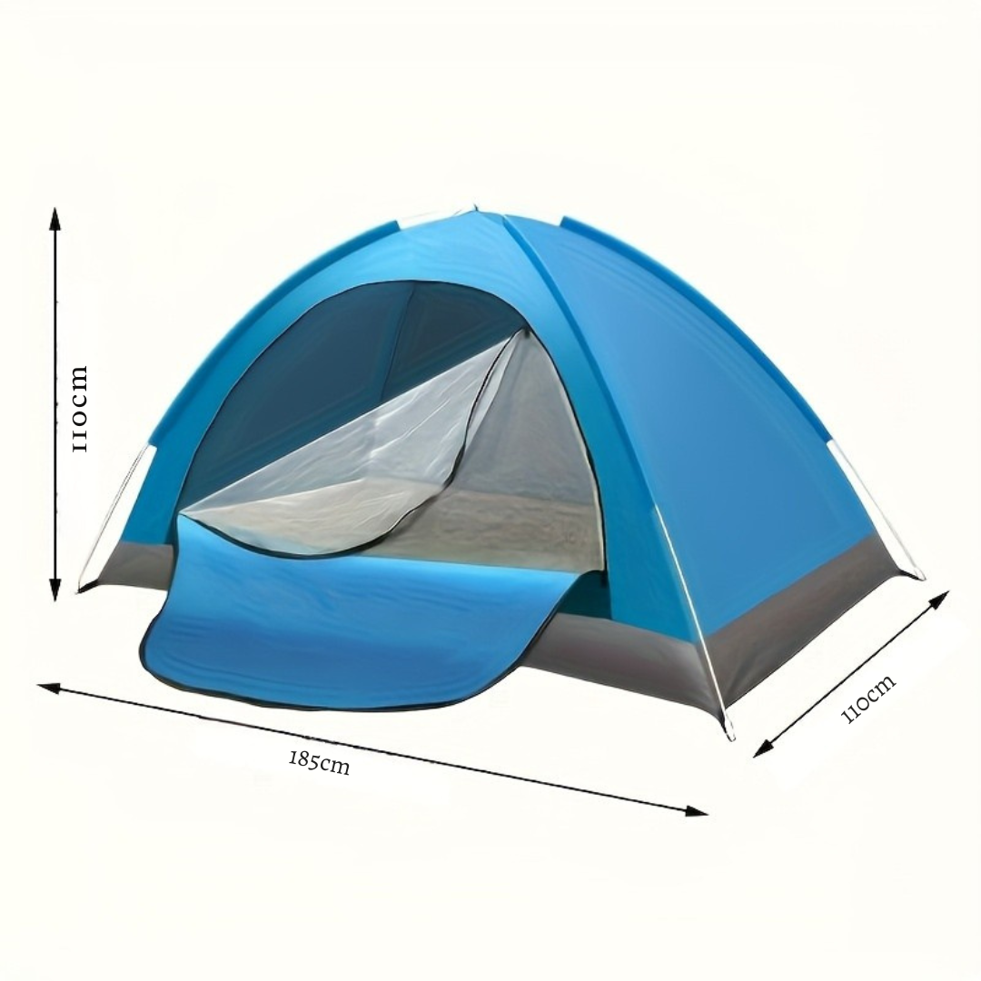 Pop Up Camping Tent med dragkedjedörr