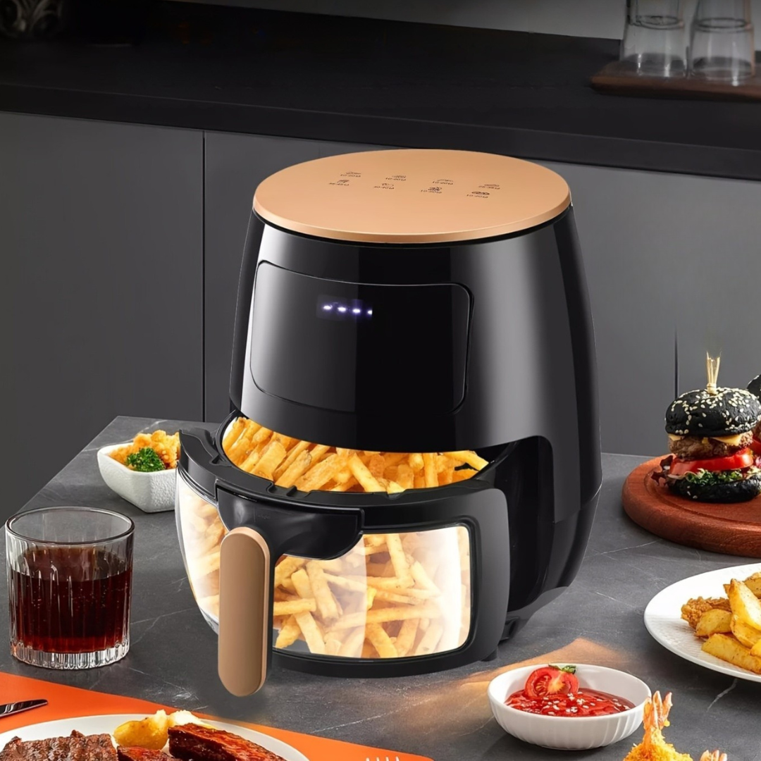 Stor kapacitet digital fritös i rostfritt stål